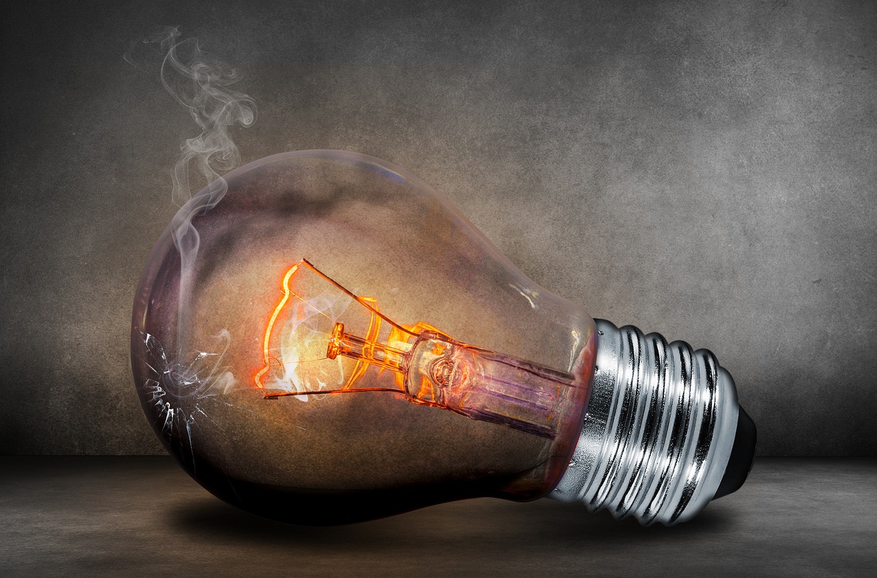 Green Revolution Lightbulb representing sun's energy.